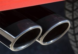 Ford Ranger Performance Exhaust - Dual Side Exit - Ford Racing - Cat Back - Black Chrome - `19-`23